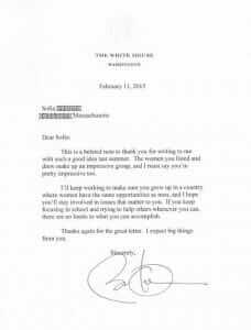 Barak obama letter to sofia